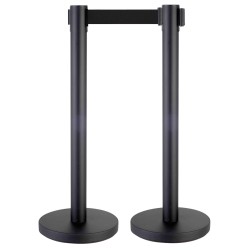 Poteaux de guidage à sangle rétractable - 210cm