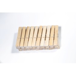 Pinces à linge en bois – Lot de 20