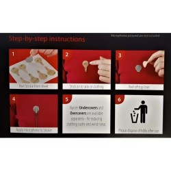 Rycote Stickies Original – Pastilles adhésives pour micro-cravate