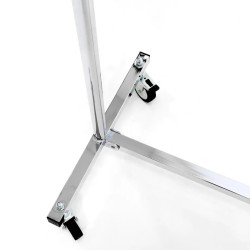 Portant Droit Pliant L150xH146,5cm Chromé