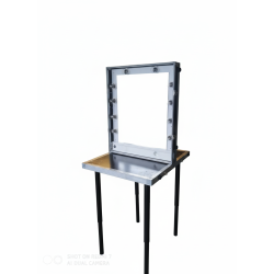 Glace maquillage amp. avec pieds